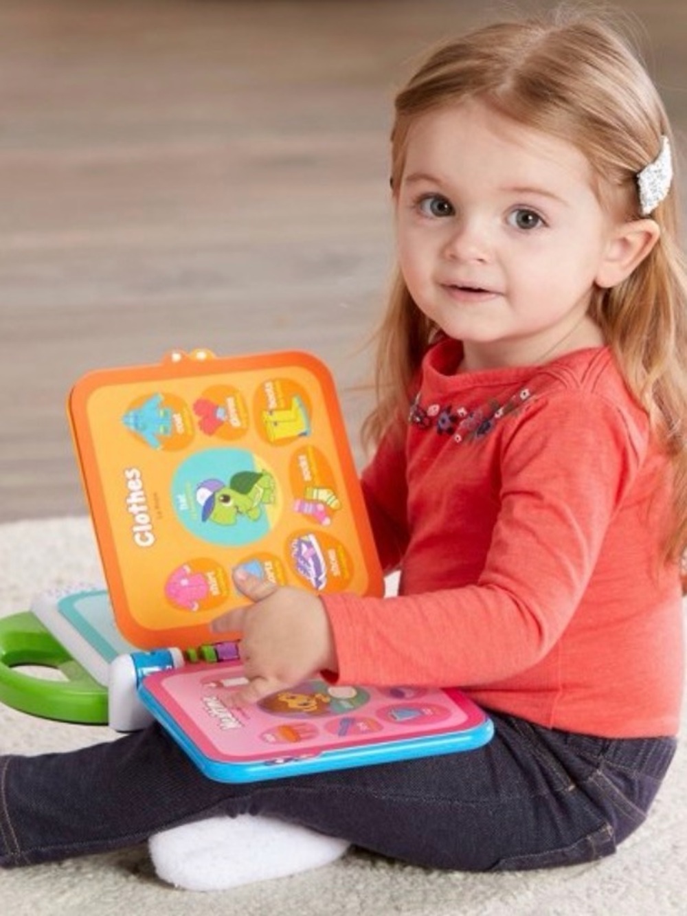 Leap Frog Learning Friends 100 Words Book - Green & Blue - Picture 5 of 12